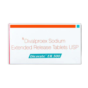 Buy Dicorate ER 500mg online – Divalproex Sodium tablet for seizures and mood stabilization