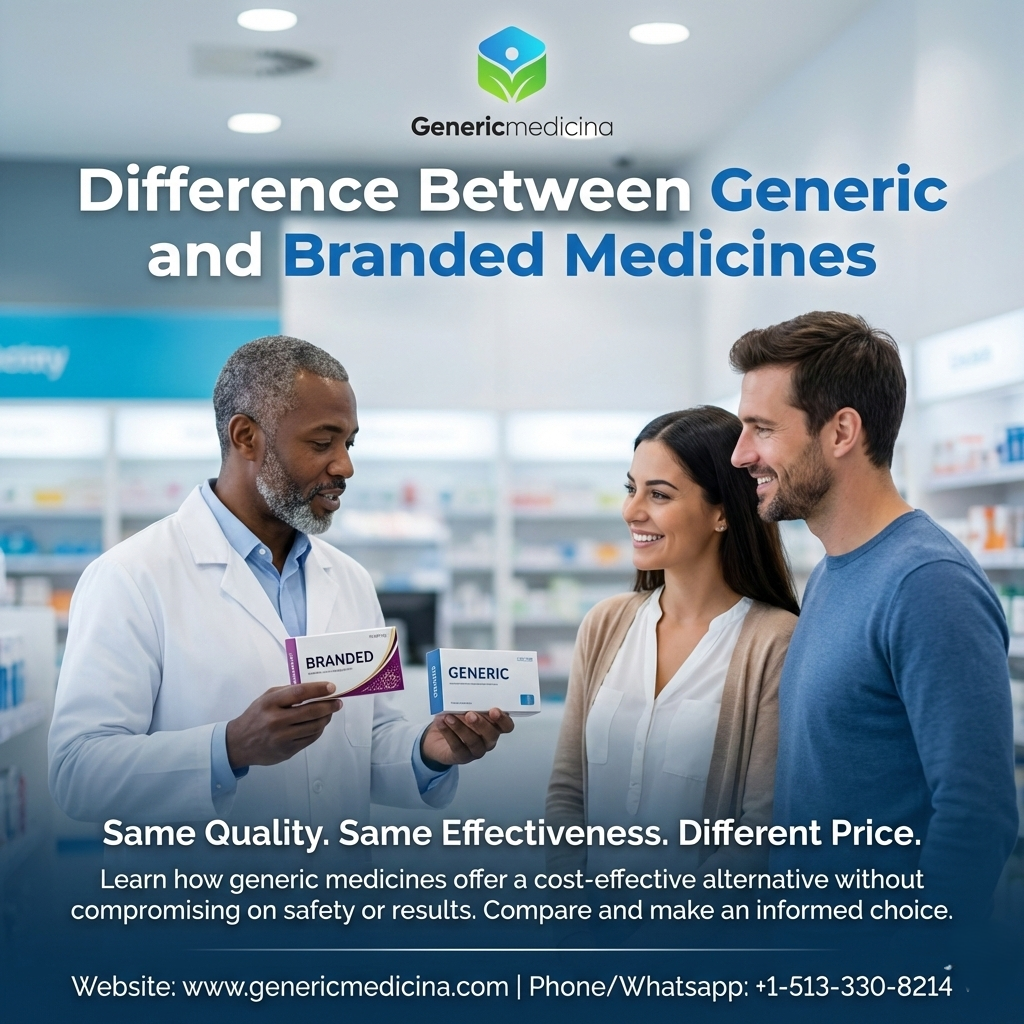 Difference Between Generic and Branded Medicines